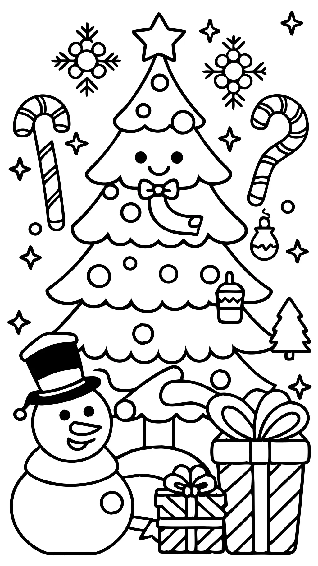 coloriage imprimable de Noël